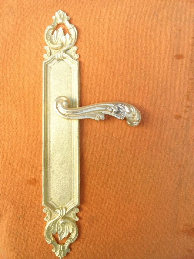 Agencement et décoration : Plaque de propreté style  - Louis XV - Référence 26030